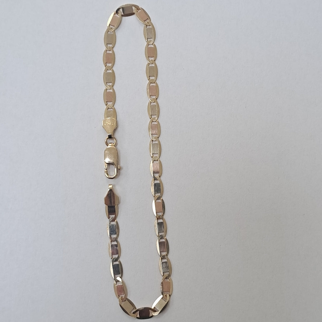 PULSERAS CABALLERO ORO 14K 4.3 (NUEVO)