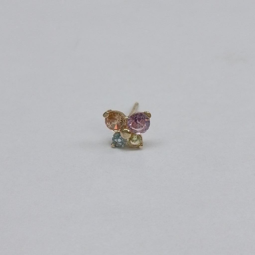 BROQUELES ORO 14K 1 (NUEVO)