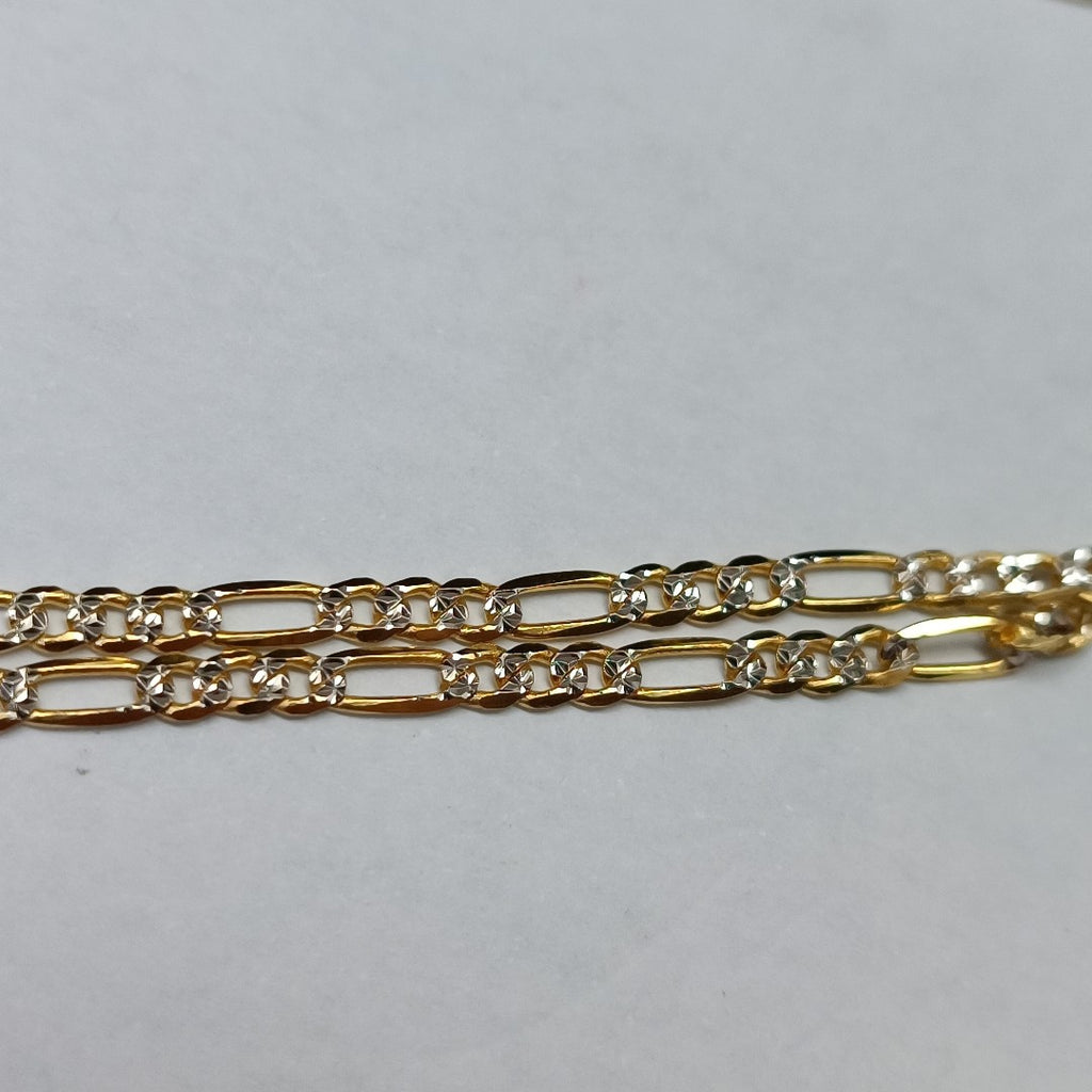 CADENAS CARTIER 3*1 DIAMANTADA ORO 14K 5 (NUEVO)
