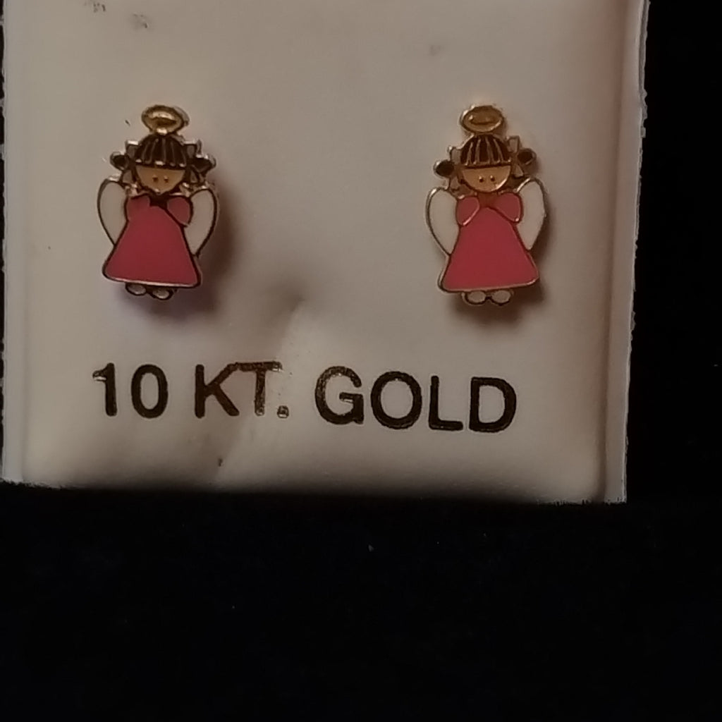 BROQUELES ORO 10K 1 (NUEVO)