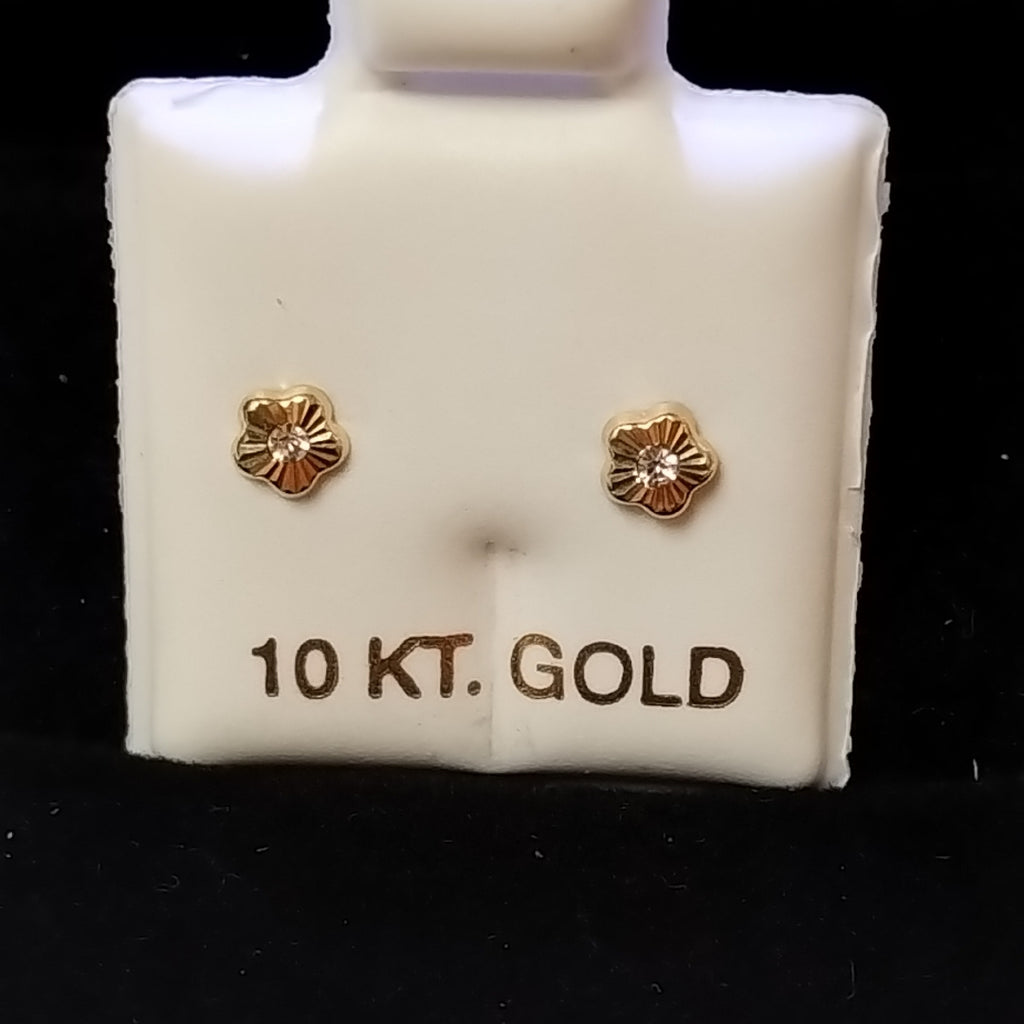 BROQUELES ORO 10K 1 (NUEVO)