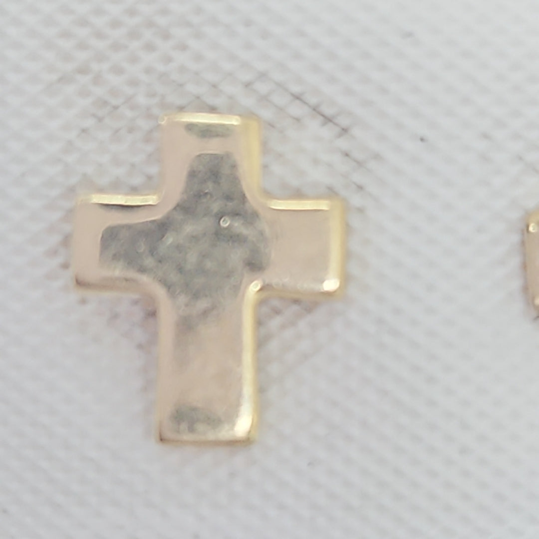 10093BRO00000B1449 FRD11 BROQUEL DE CRUZ ORO 14K 1GRS (NUEVO)