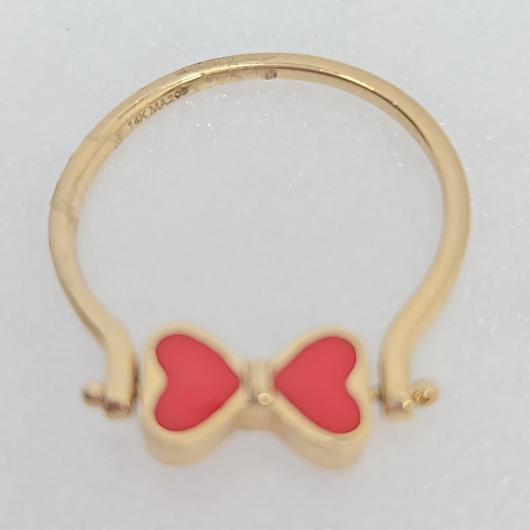 10160ANI73755B808 FRD10 ANILLOS DAMA ORO 14K 1.9GRS (NUEVO)
