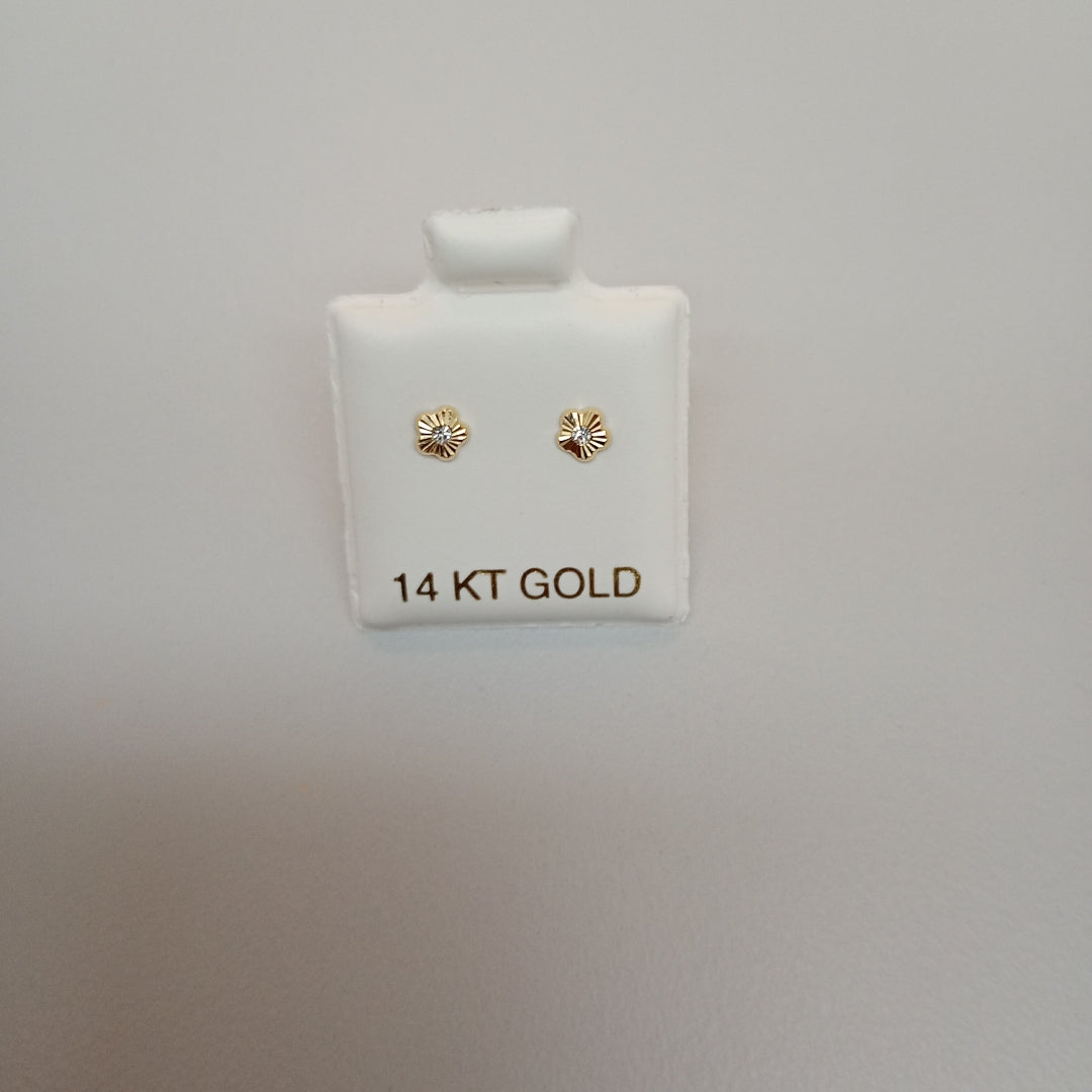 BROQUELES ORO 14K 1 (NUEVO)