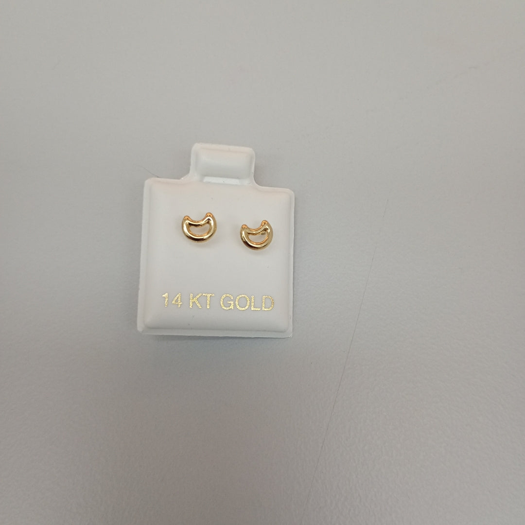 BROQUELES ORO 14K 1 (NUEVO)