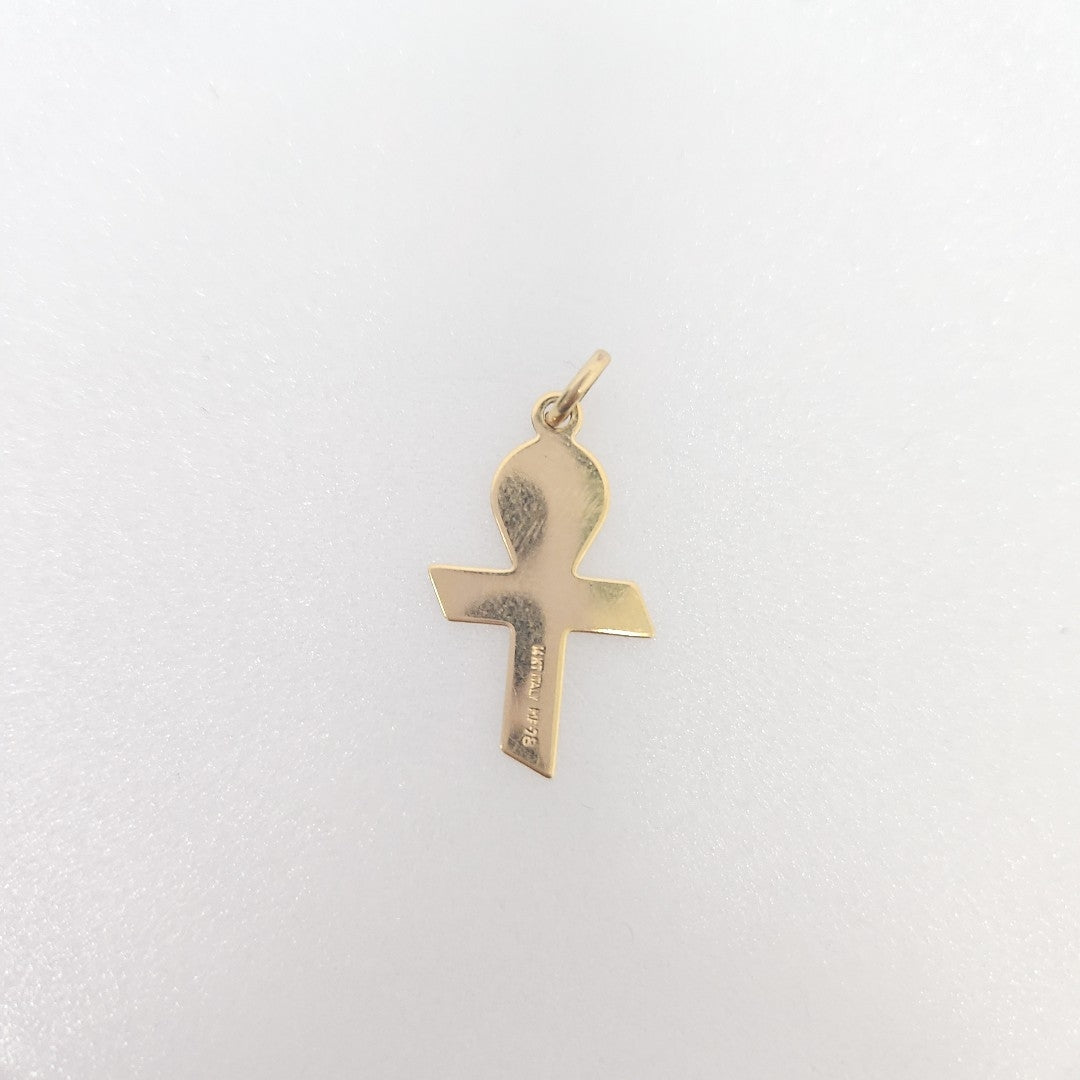 10221REL00000B1128 FRD23 CRUZ DE PRIMERA COMUNIÓN ORO 14K 1.3GRS (NUEVO)