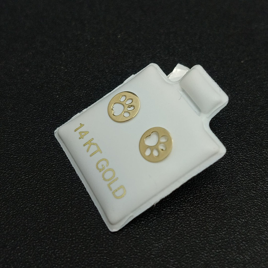 BROQUELES ORO 14K 1 (NUEVO)