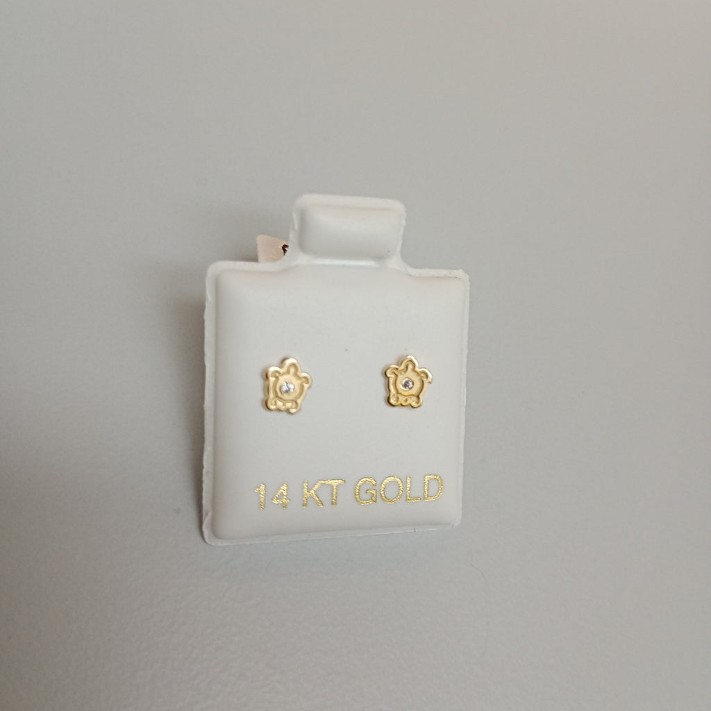 BROQUELES ORO 14K 1 (NUEVO)