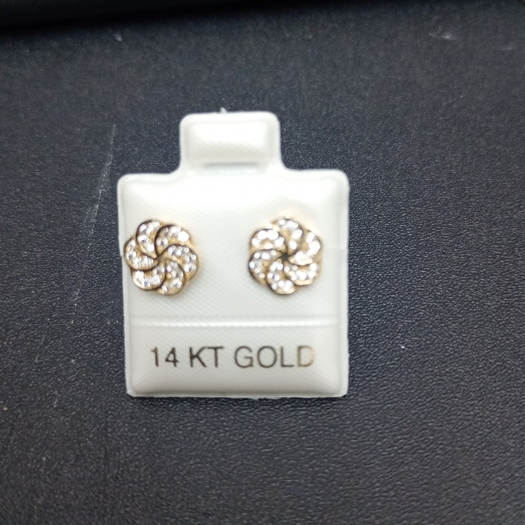 BROQUELES ORO 14K 1.6 (NUEVO)