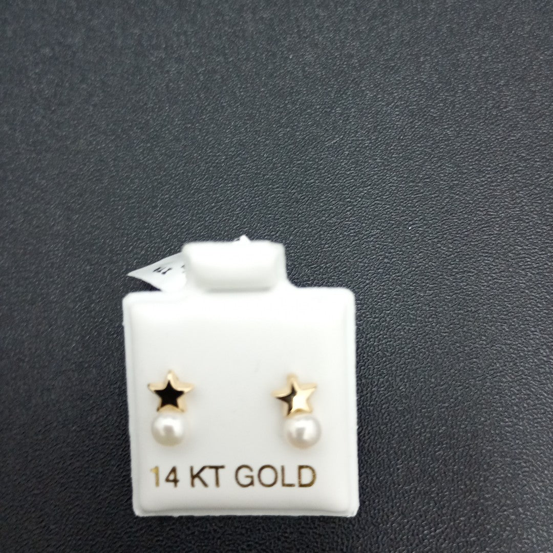 BROQUELES ORO 14K 1 (NUEVO)