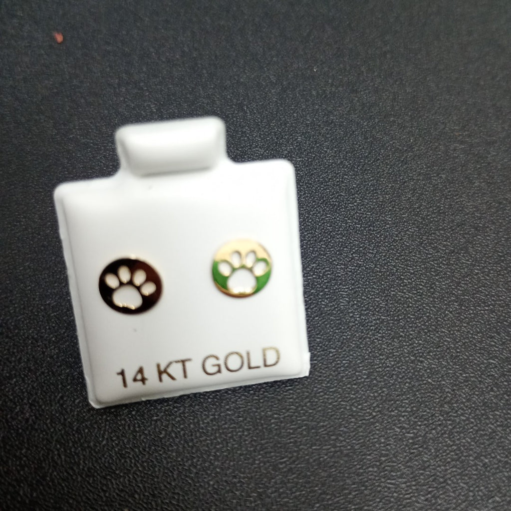 BROQUELES ORO 14K 1 (NUEVO)