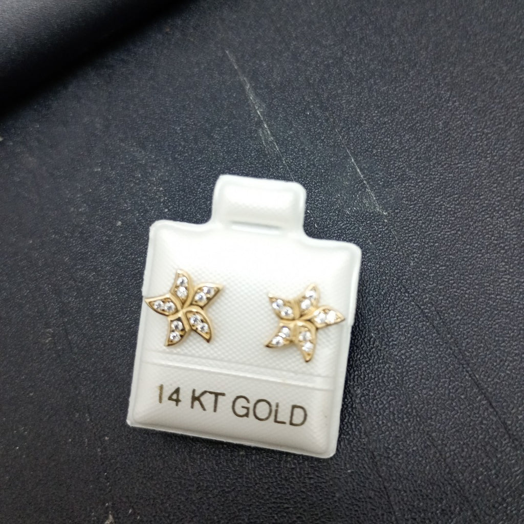 BROQUELES ORO 14K 1.1 (NUEVO)