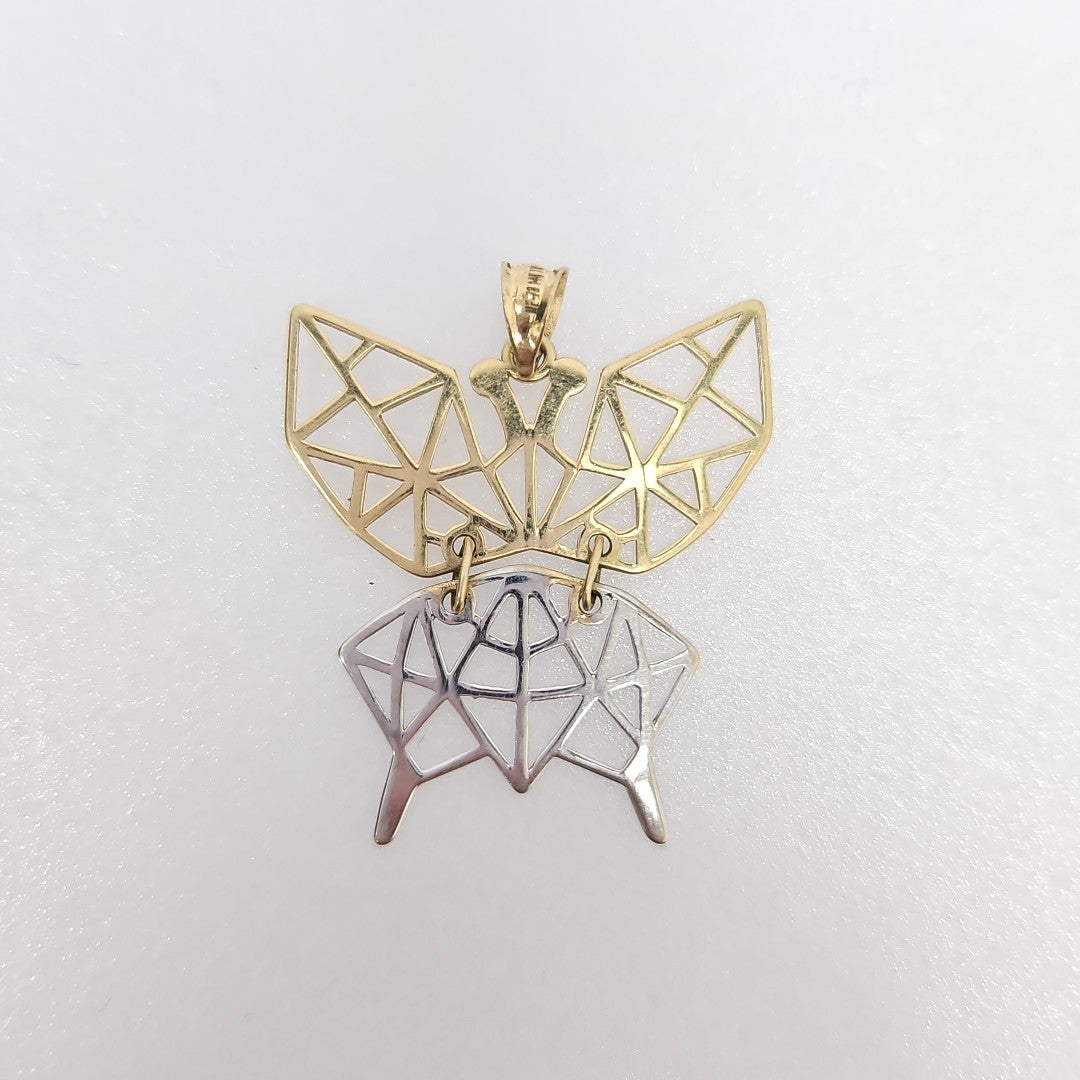 10450DIJ00000B715 FRD7 DIJE DE MARIPOSA 2 OROS ORO 14K 1.4GRS (NUEVO)