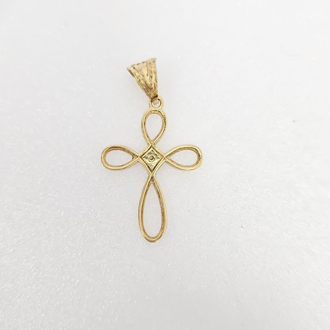 10418CRU90300B718 FRD11 CRUCES ORO 14K 1.1GRS (NUEVO)