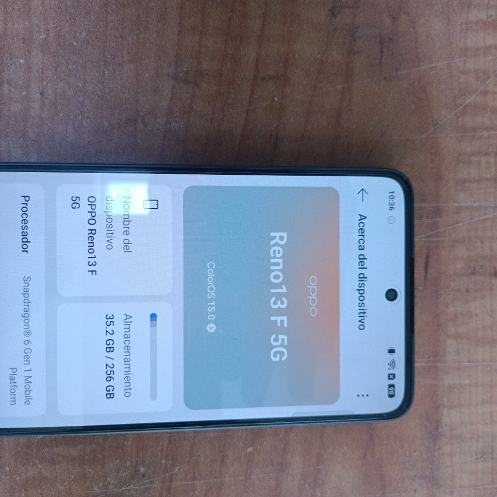 CELULAR OPPO  RENO 13F 5G CPH2699 (2025) 256 GB 12 GB RAM (SEMINUEVO)