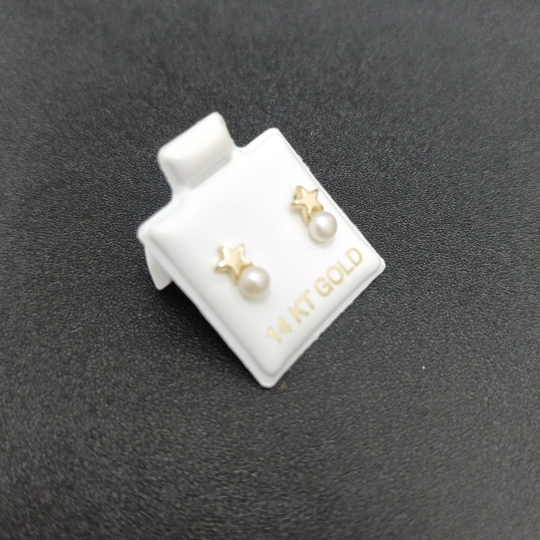 BROQUELES ORO 14K 1 (NUEVO)