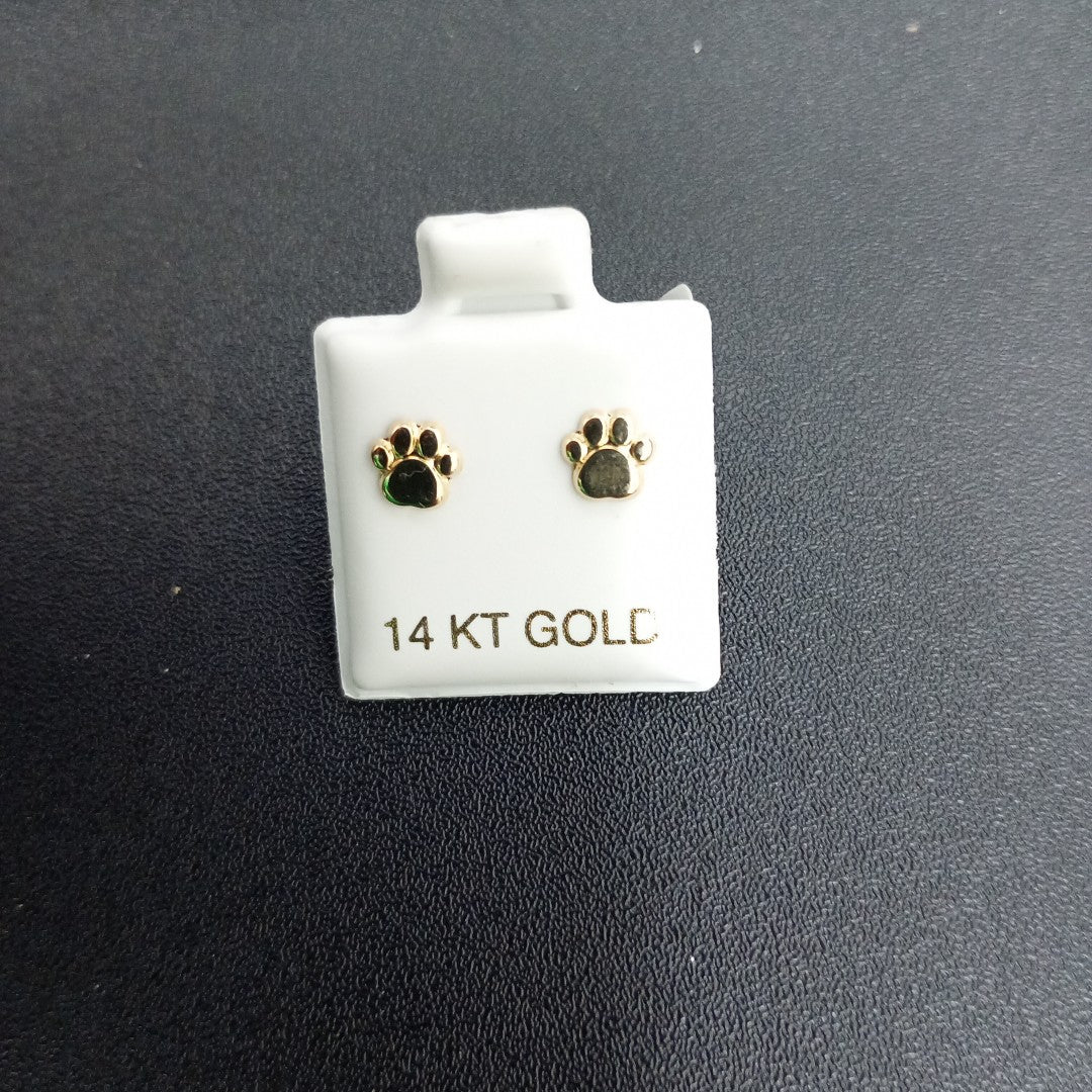 BROQUELES ORO 14K 1 (NUEVO)