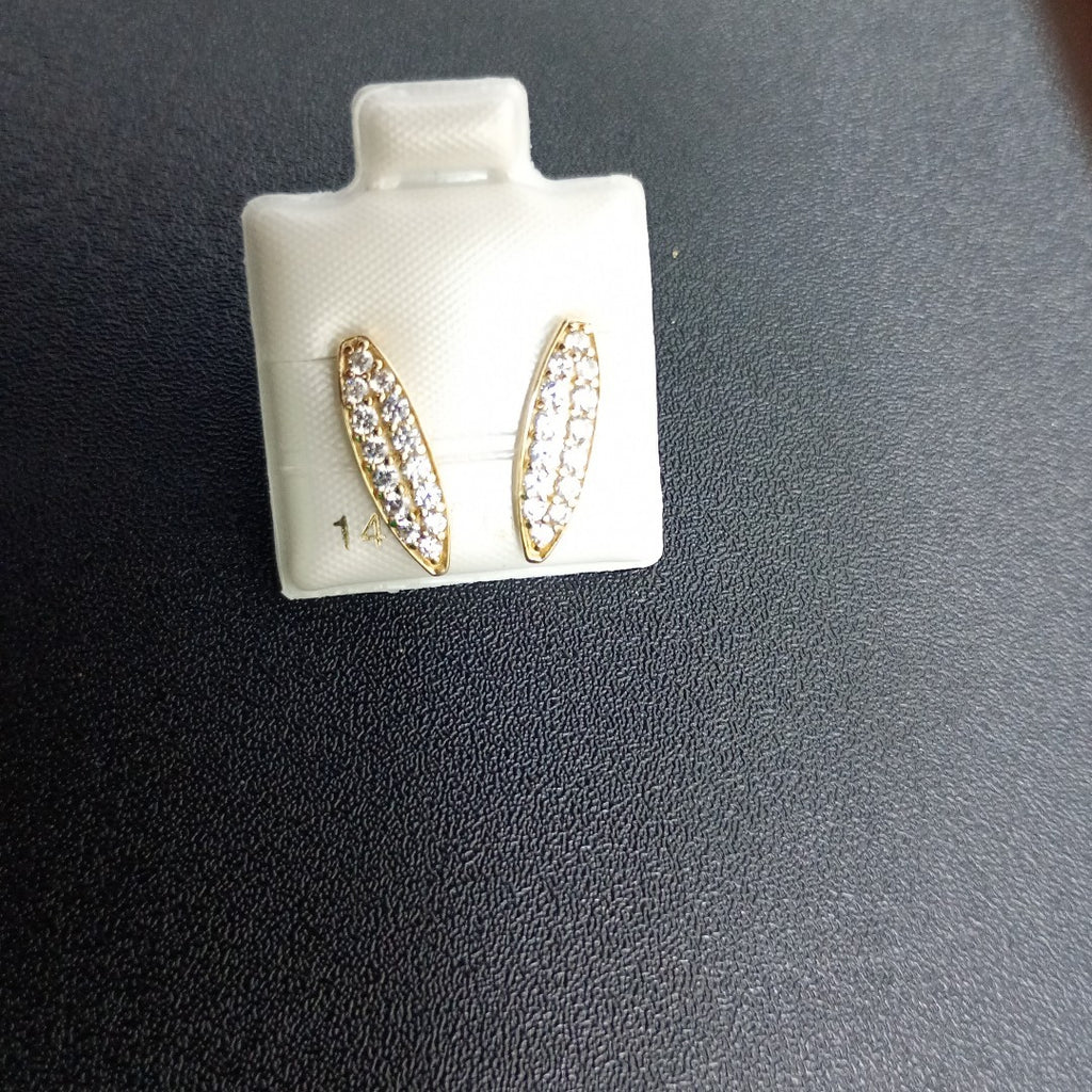 BROQUELES ORO 14K 1.8 (NUEVO)