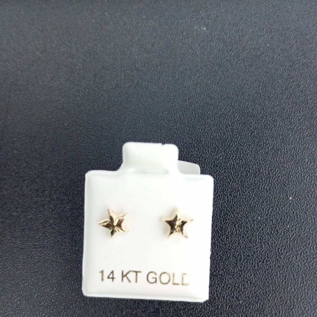 BROQUELES ORO 14K 1 (NUEVO)