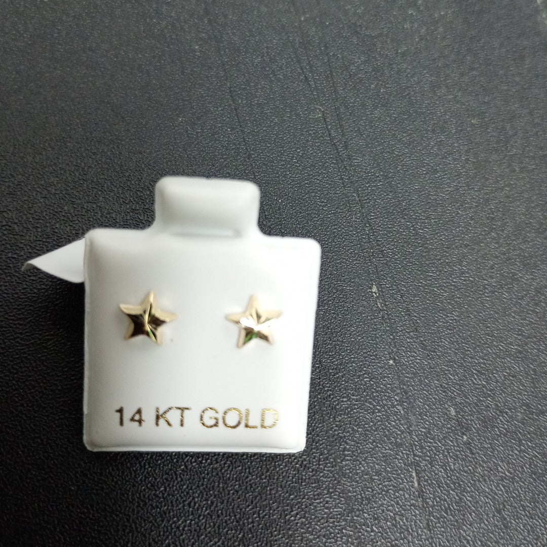 BROQUELES ORO 14K 1 (NUEVO)