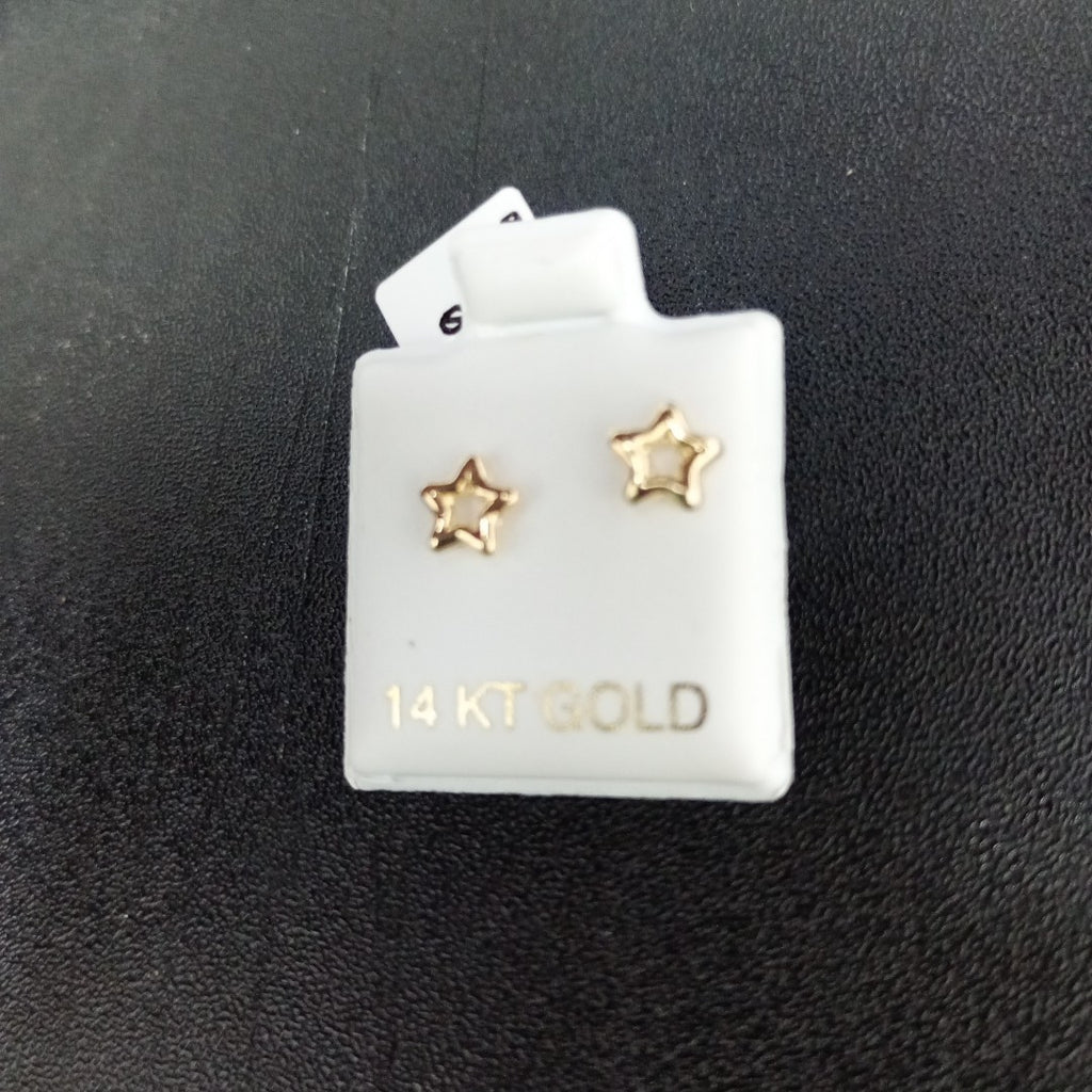 BROQUELES ORO 14K 1 (NUEVO)