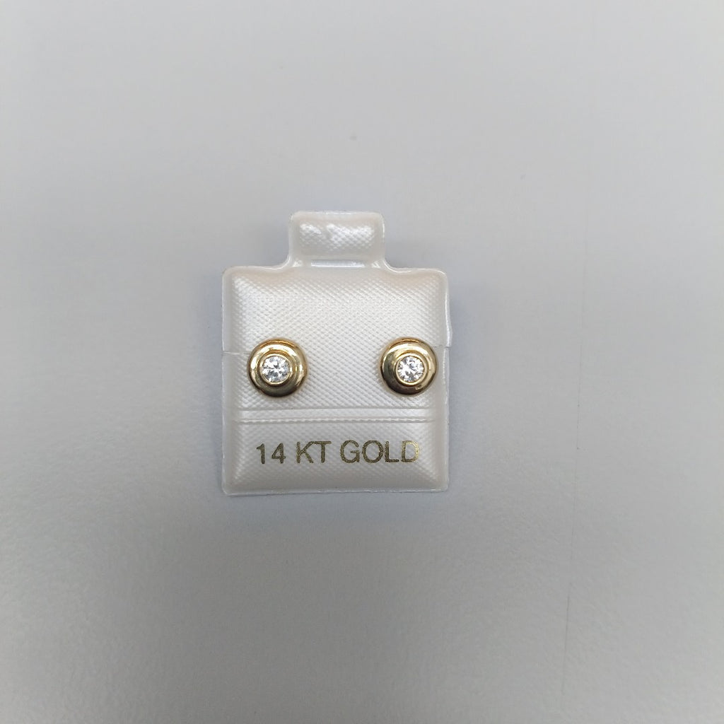 BROQUELES ORO 14K 1.2 (NUEVO)