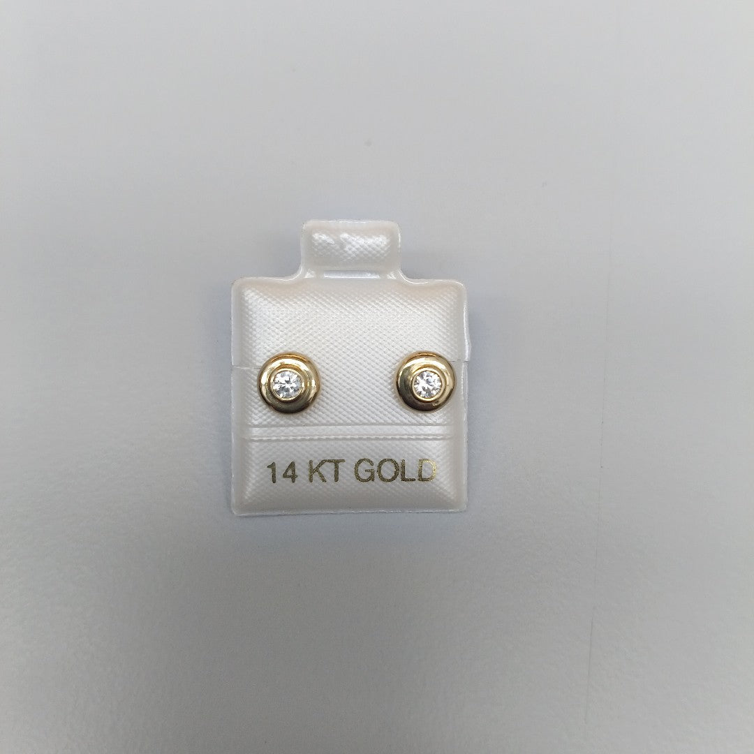 BROQUELES ORO 14K 1.2 (NUEVO)