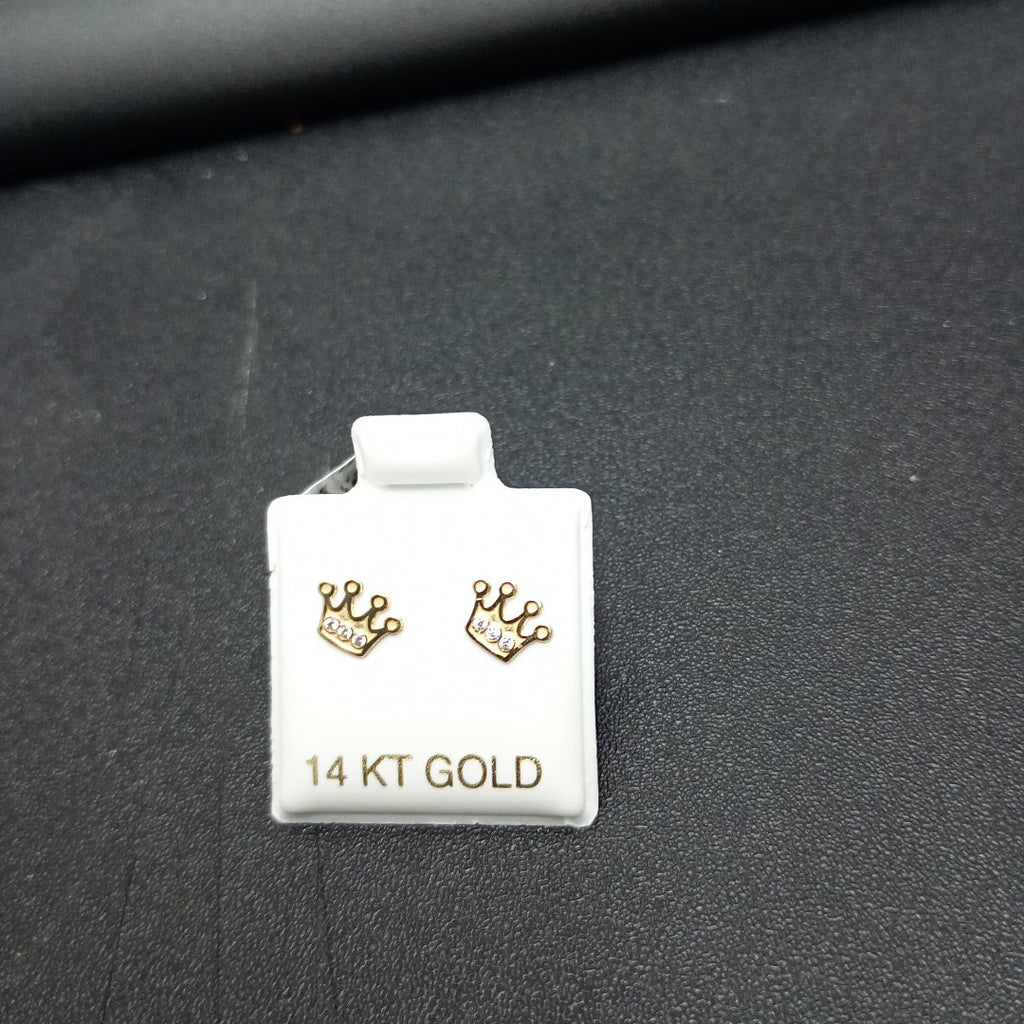 BROQUELES ORO 14K 1 (NUEVO)
