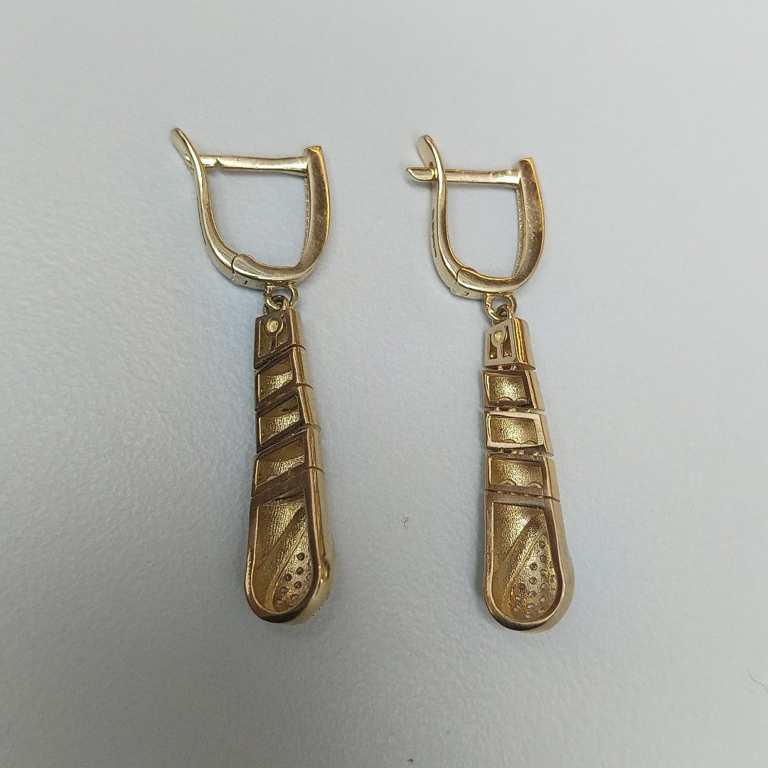 BROQUELES ORO 14K 5.8 (NUEVO)