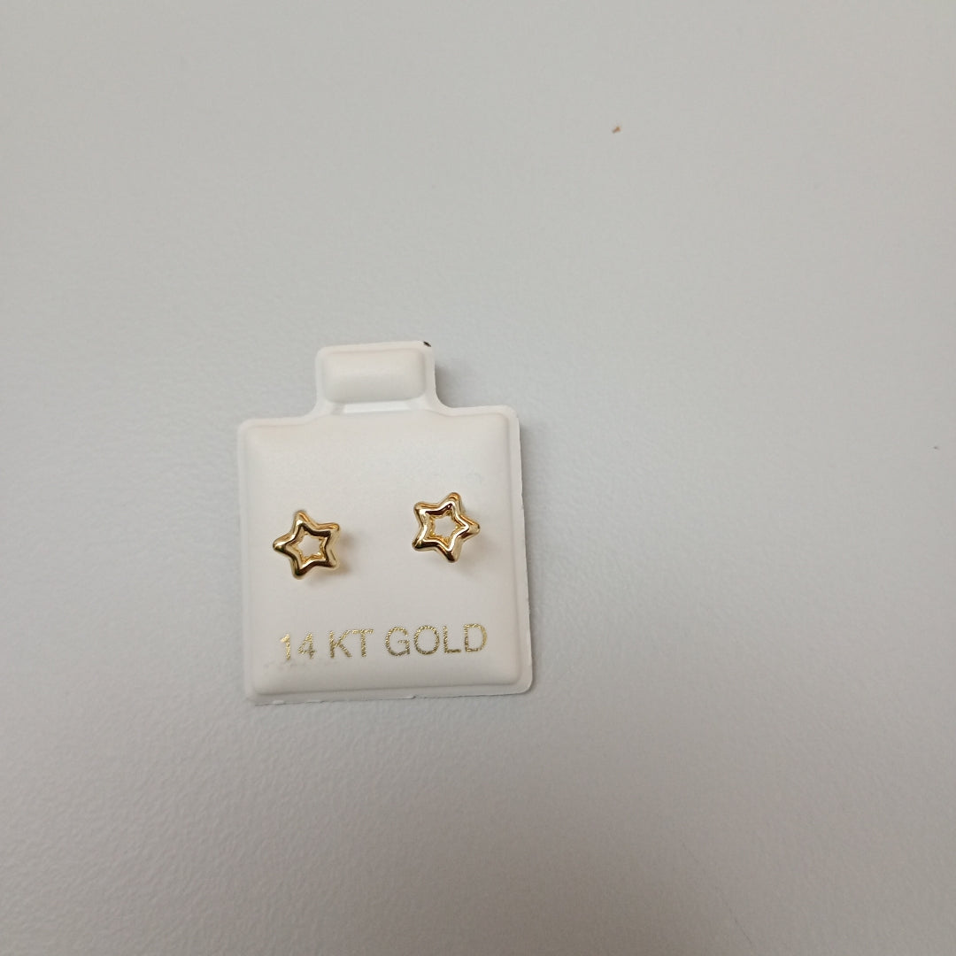 BROQUELES ORO 14K 1 (NUEVO)