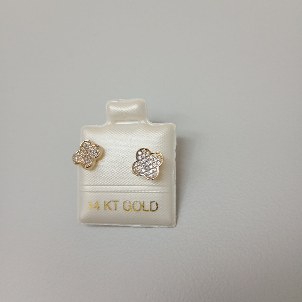 BROQUELES ORO 14K 1 (NUEVO)