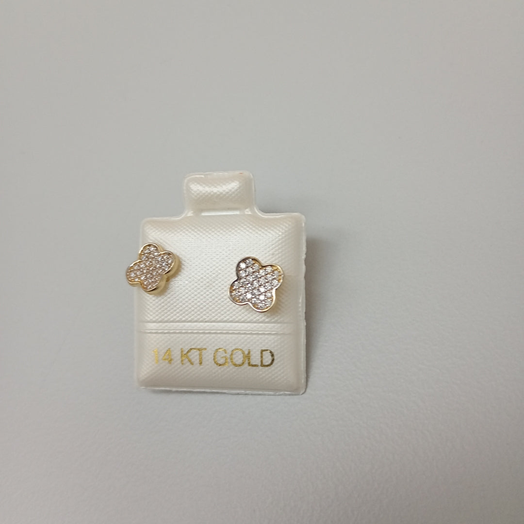 BROQUELES ORO 14K 1 (NUEVO)