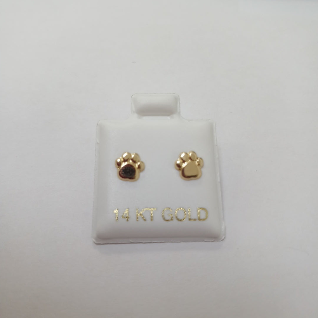 BROQUELES ORO 14K 1 (NUEVO)