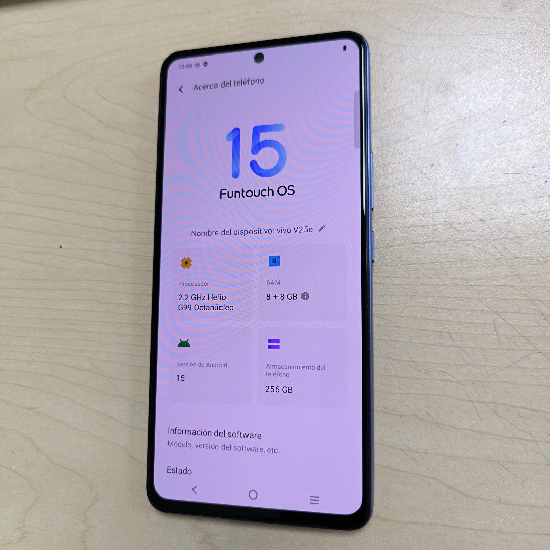 CELULAR VIVO V25E V2242 (2022) 256 GB 8 GB RAM (SEMINUEVO)