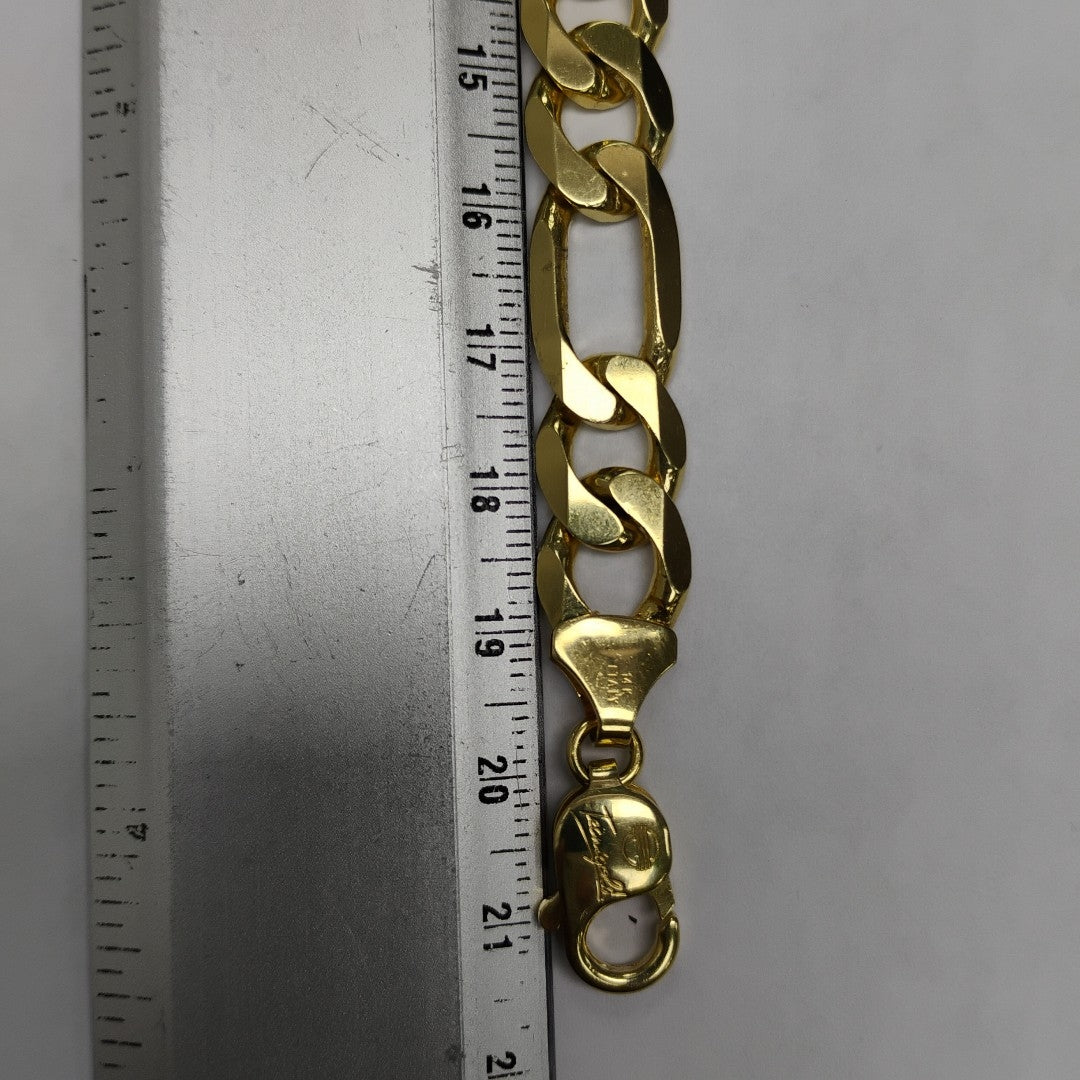 PULSERAS CABALLERO CARTIER 3*1 AMARILLA ORO 14K 33.9 (NUEVO)