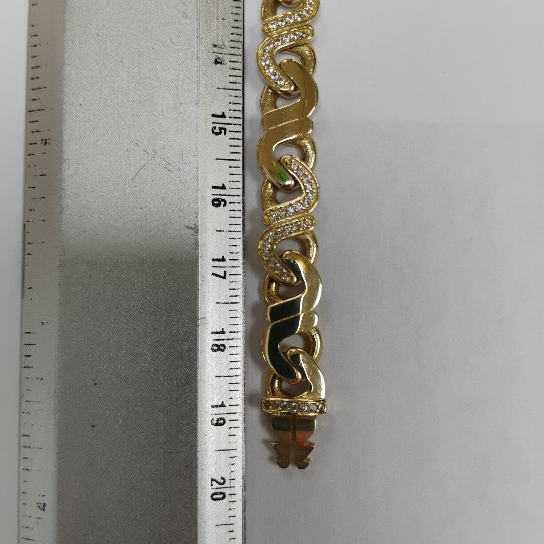 PULSERAS DAMA ORO 14K 15.5 (NUEVO)