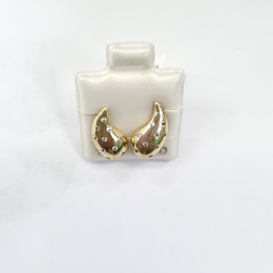 BROQUELES ORO 14K 2.1 (NUEVO)