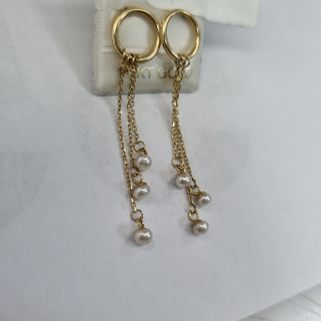 BROQUELES ORO 14K 1.7 (NUEVO)