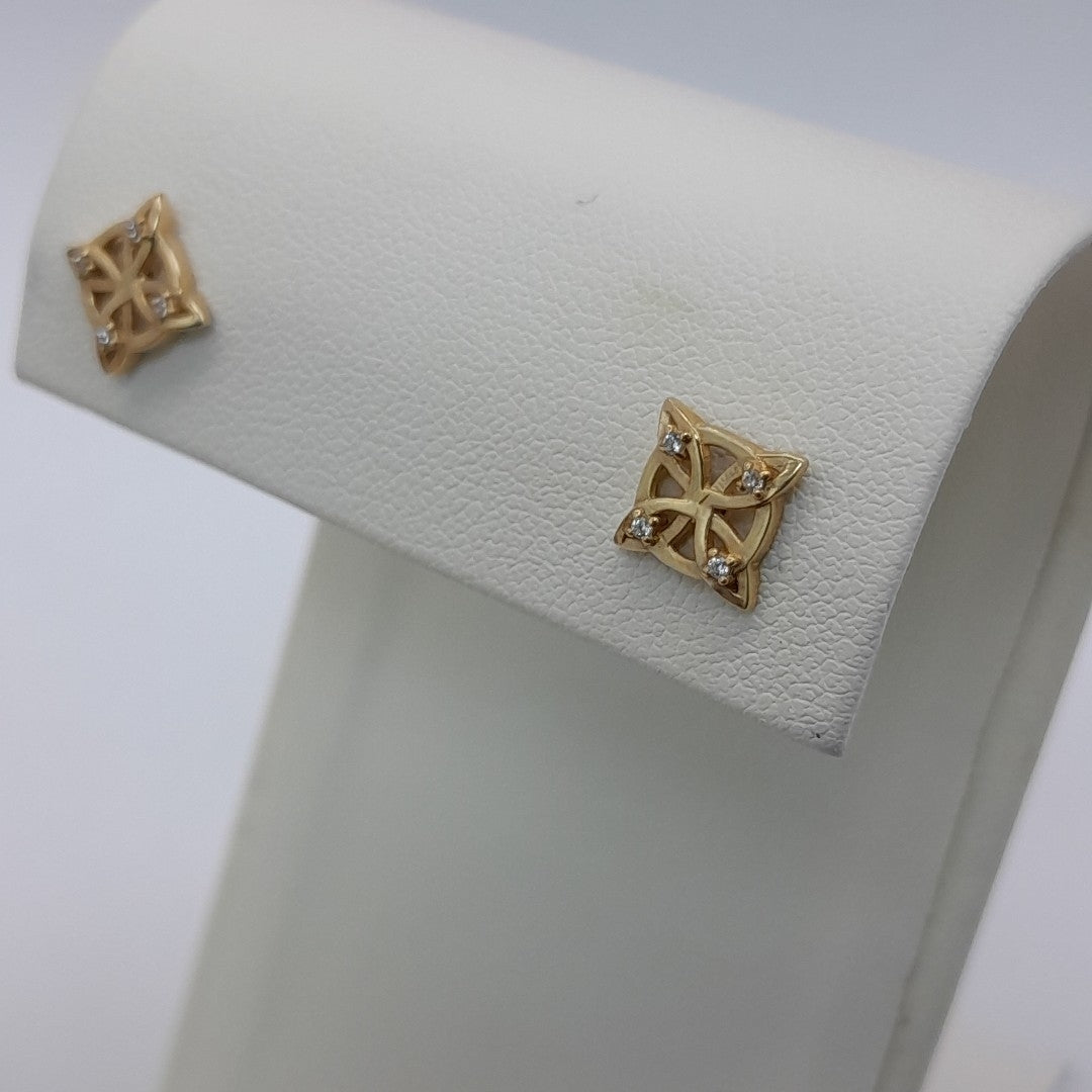 BROQUELES ORO 14K 1.3 (NUEVO)