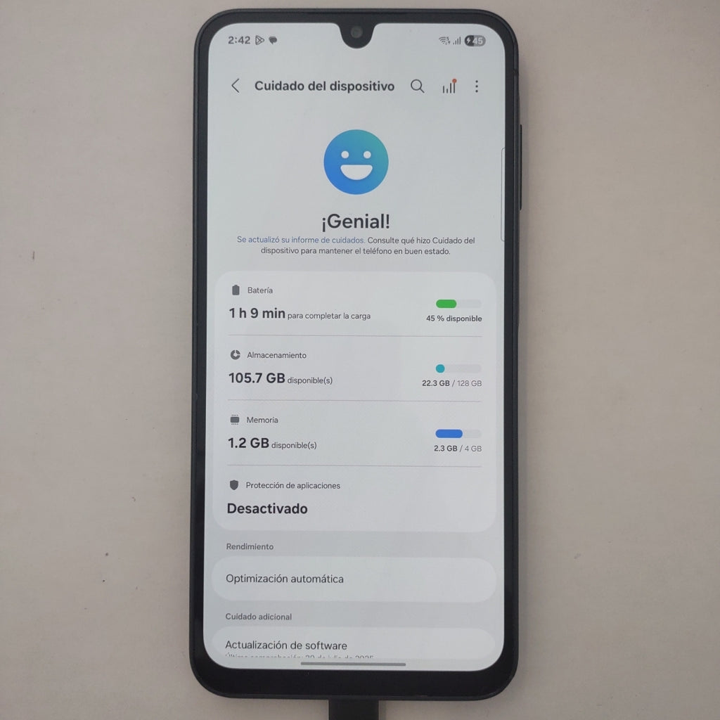 CELULAR SAMSUNG GALAXY A16 SM-A165M (2024) 128 GB 4 GB RAM (SEMINUEVO)