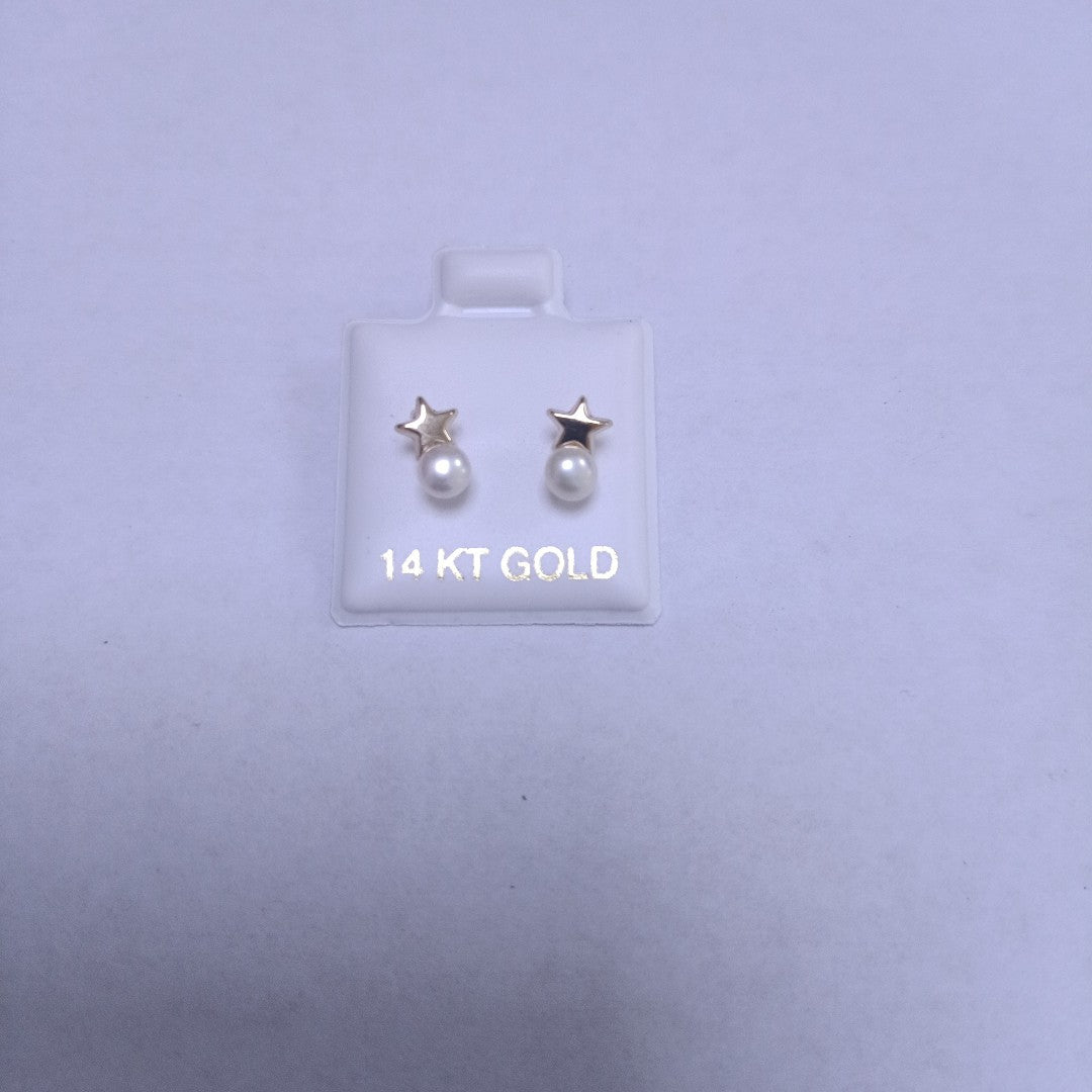 BROQUELES ORO 14K 1 (NUEVO)
