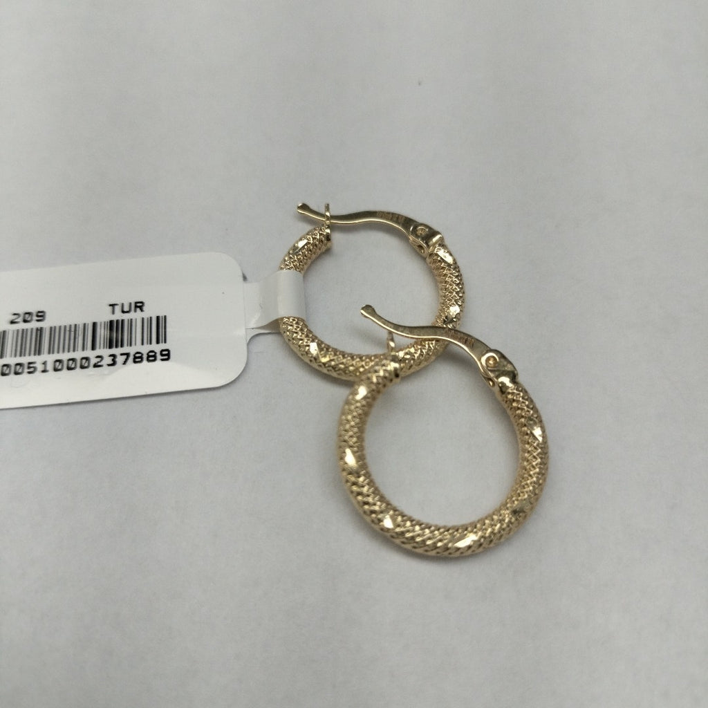 ARRACADAS ORO 14K 1.5 (NUEVO)