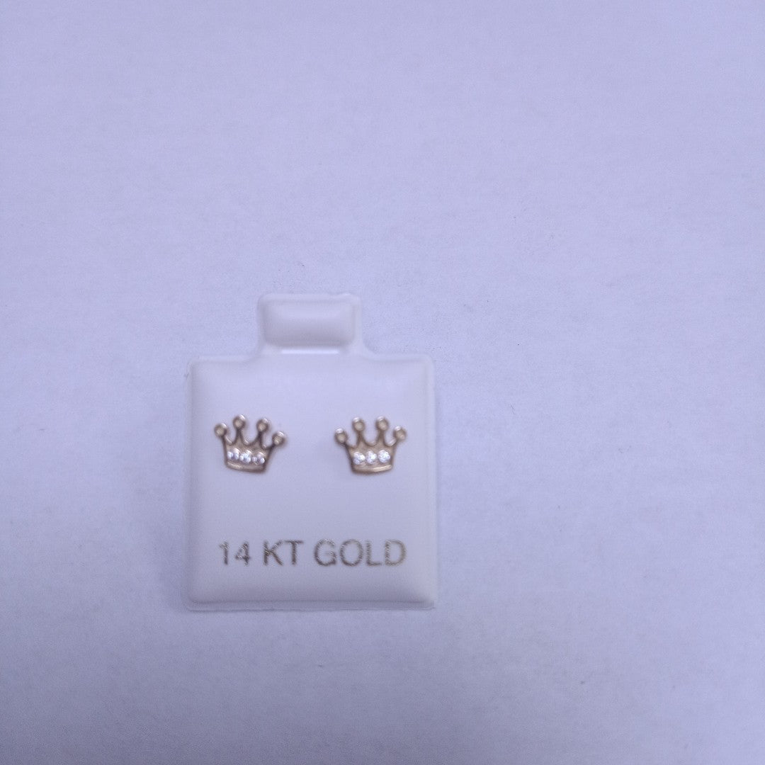 BROQUELES ORO 14K 1 (NUEVO)