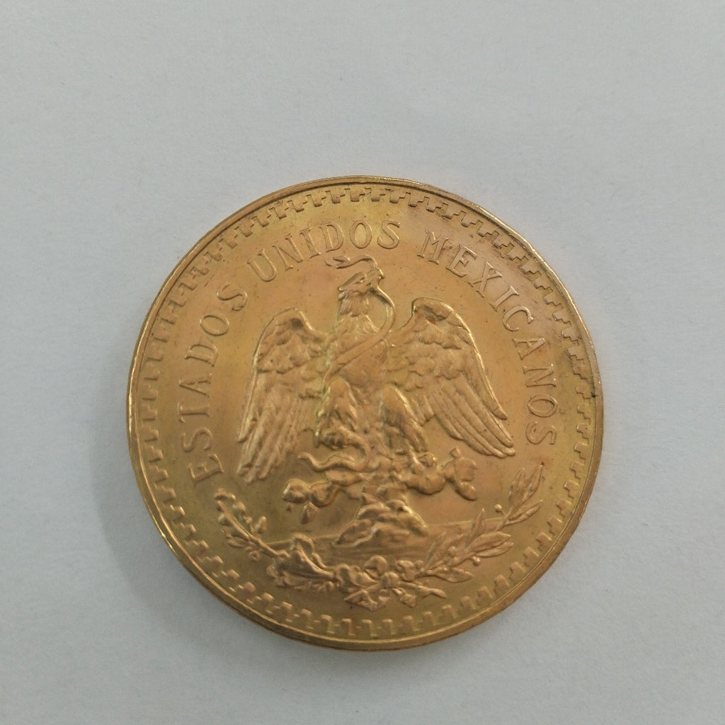 K1 41,60 GRMS - DTO. 0,00 GRMS - 21 K - AVALÚO 76003,20 * IDENTIFICACIÓN  MONEDA NOMINATIVA * MONEDAS PESOS  50 PESOS (SEMINUEVO)
