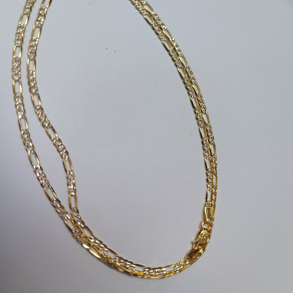 CADENAS CARTIER 3 1 DIAMANTADA ORO 14K 5 (NUEVO)