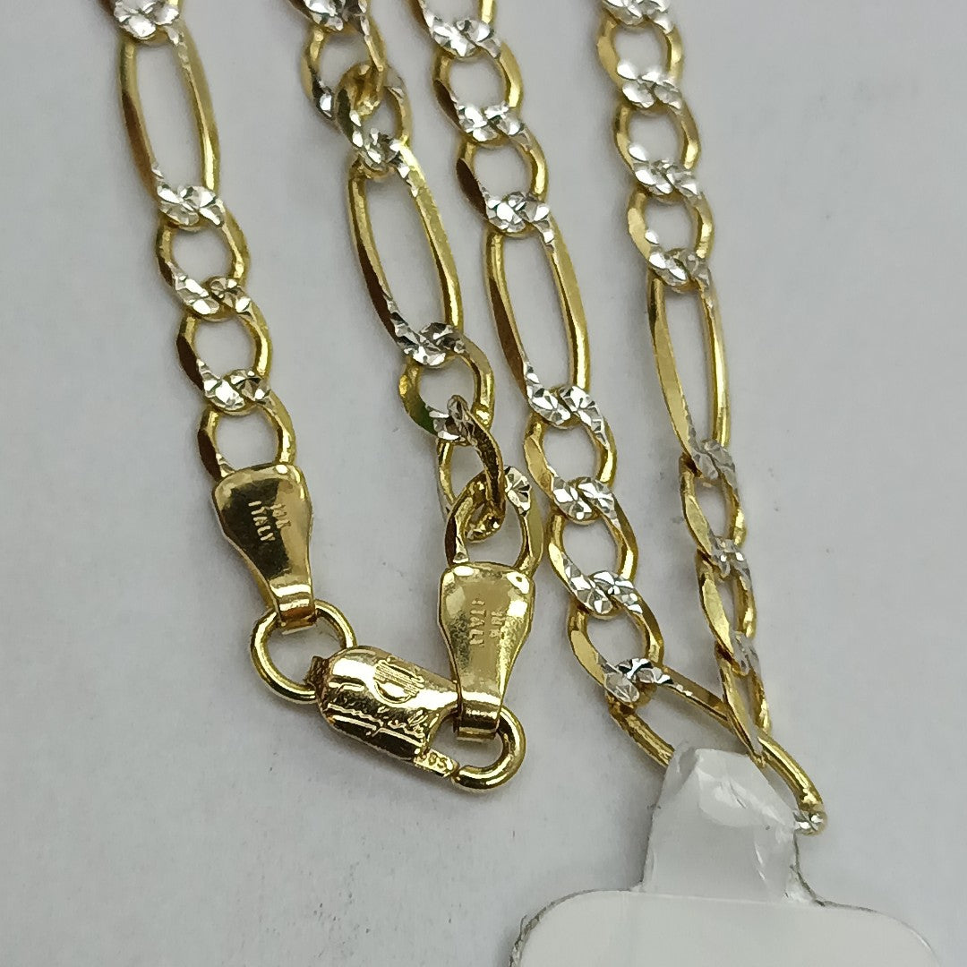 CADENAS CARTIER 3*1 DIAMANTADA ORO 14K 7.4 (NUEVO)