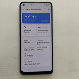 CELULAR REALME 9 PRO+ RMX3393 128 GB 8 GB RAM (SEMINUEVO)