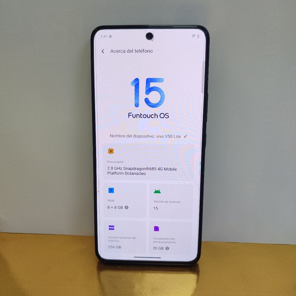 CELULAR VIVO V50 LITE V2441 (2025) 256 GB 8 GB RAM (SEMINUEVO)