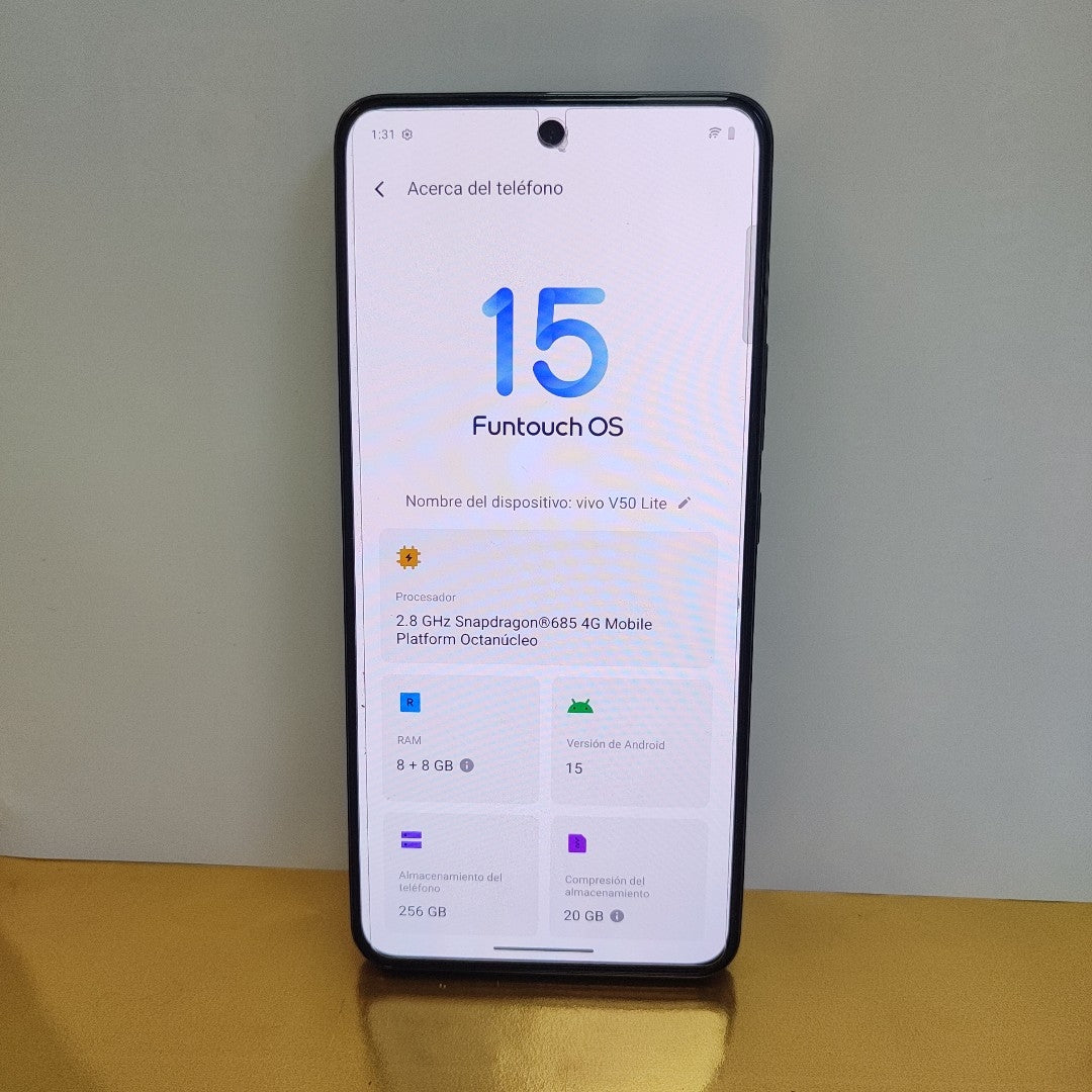 CELULAR VIVO V50 LITE V2441 (2025) 256 GB 8 GB RAM (SEMINUEVO)
