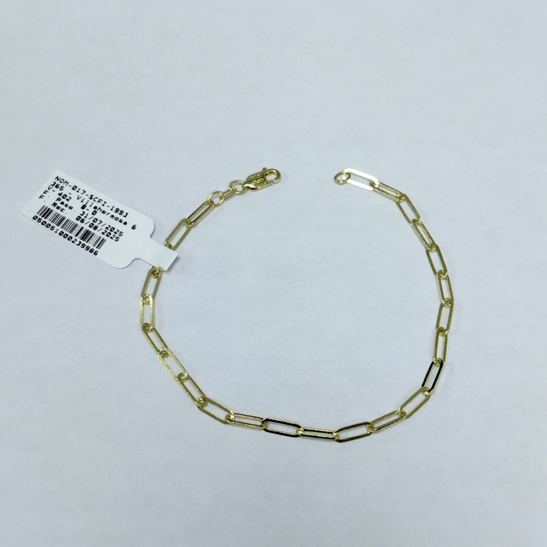 PULSERAS CABALLERO ORO 14K 3.7 (NUEVO)